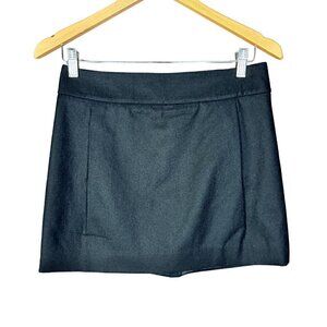 Club Monaco Black Wool Blend Mini Skirt Size 0